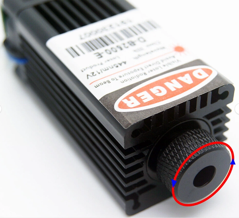 2W+ 450nm Blue Focusing Laser Module (12V) With TTL/PWM
