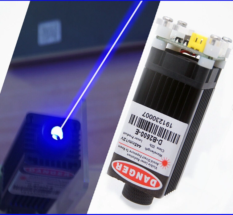 2W+ 450nm Blue Focusing Laser Module (12V) With TTL/PWM