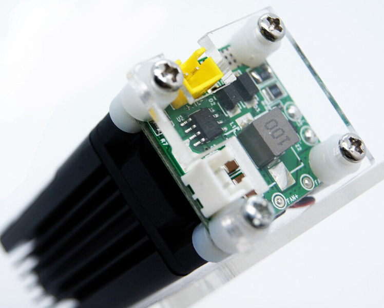 2W+ 450nm Blue Focusing Laser Module (12V) With TTL/PWM