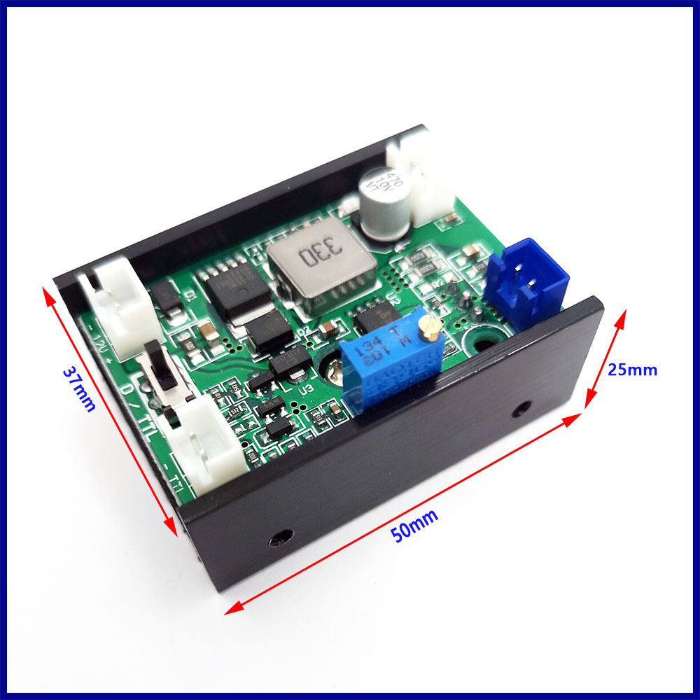 Analogue/TTL 3A Laser Diode Driver/Adjustable Current Output 50mA---3000mA