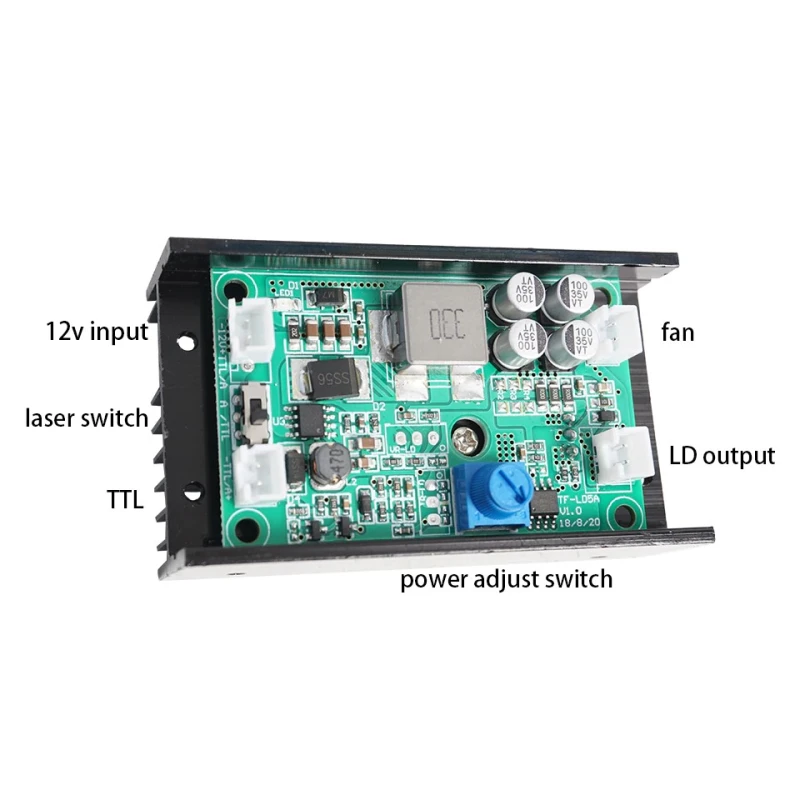 TTL/Analogue/New 5A Laser Driver/12VDC/For NDB7A75/NUBM44/NUBM/05/06/07/08/46/49/0A/0E/0F