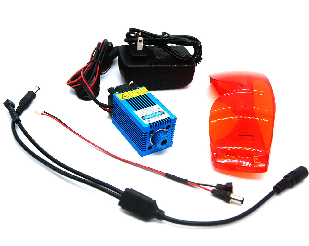 Techhood 6W 450nm Blue Focusing Laser Module (12V) With TTL/PWM