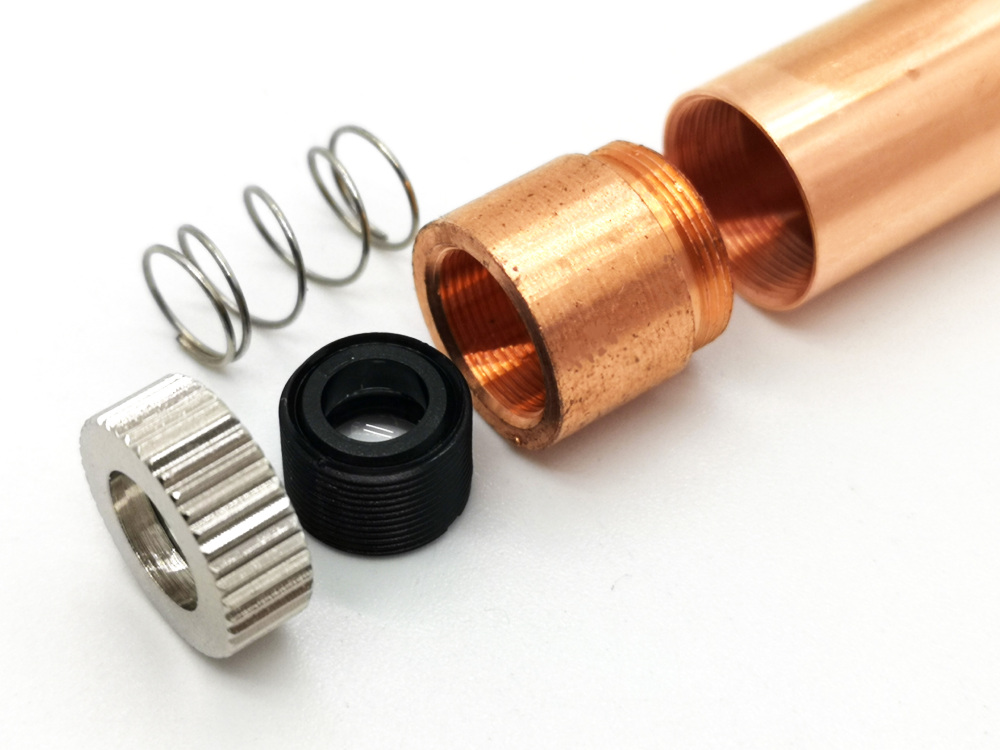 10x Copper housing for 5.6mm Laser Diode/Laser Diode enclosure With Acrylic lens