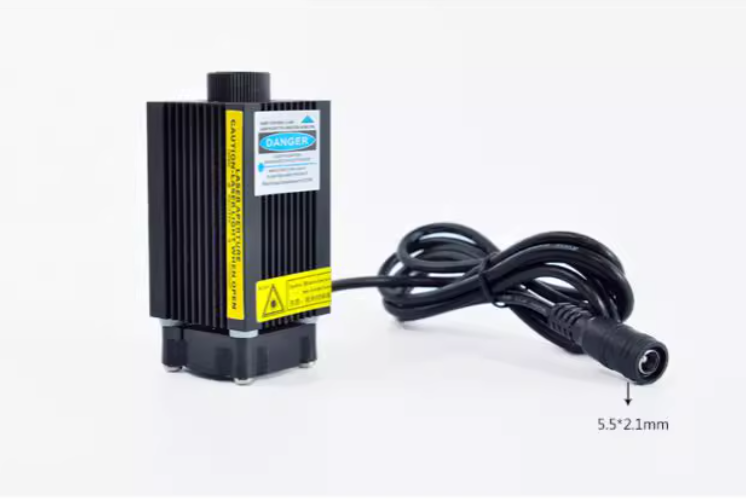 Techhood 6W 450nm Blue Focusing Laser Module (12V) With TTL/PWM
