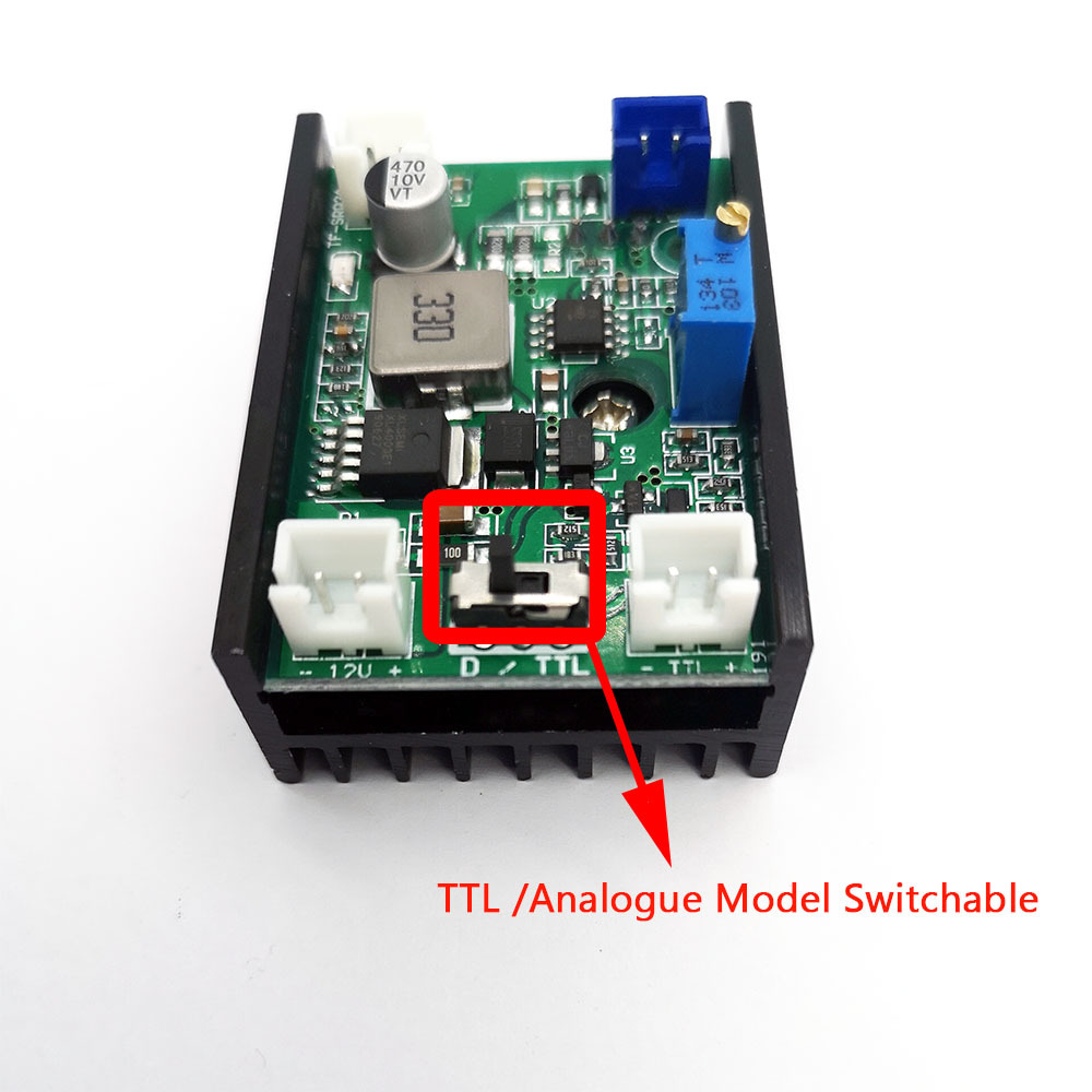 Techhood 3.5W+ 450nm Blue Focusing Laser Module (12V) With TTL/Analogue