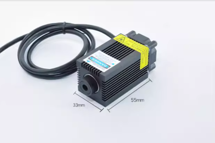 Techhood 6W 450nm Blue Focusing Laser Module (12V) With TTL/PWM