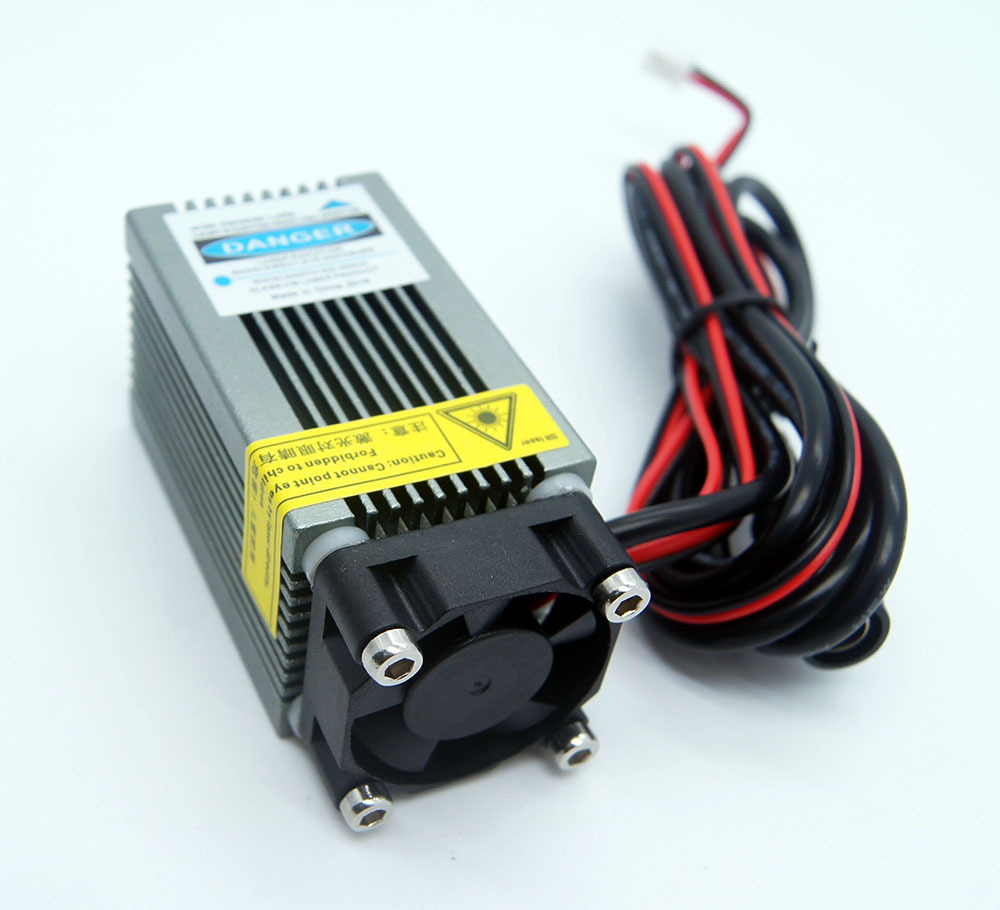 Techhood 6W 450nm Blue Focusing Laser Module (12V) With TTL/PWM