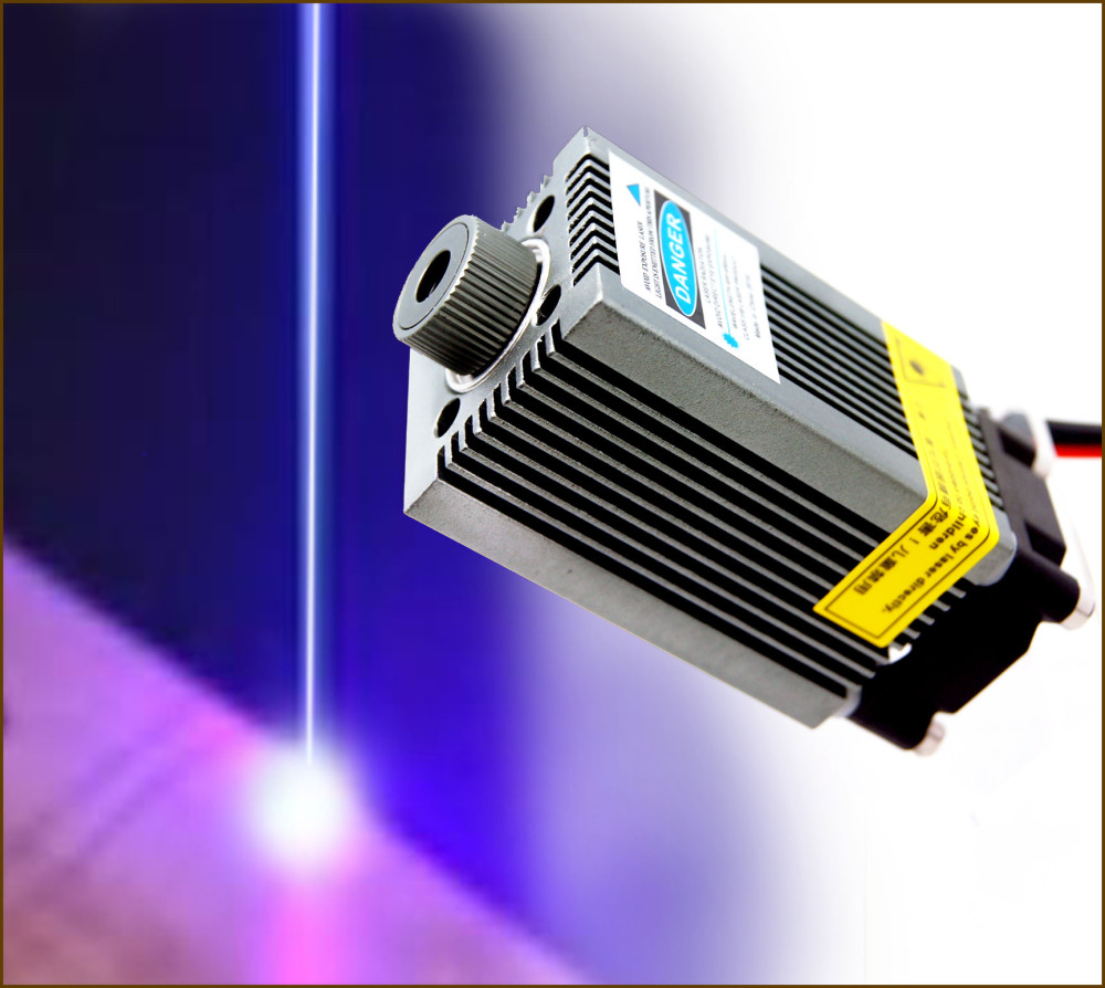 Techhood 6W 450nm Blue Focusing Laser Module (12V) With TTL/PWM