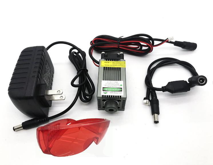 Techhood 1000mW 525nm Green Focusing Laser Dot Module (12V) PWM/TTL