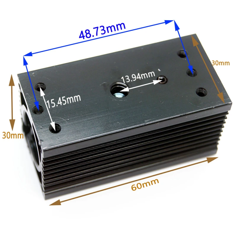 TO5/9mm Laser Diode Module Housing/Focusable Laser Blank Module with Fan