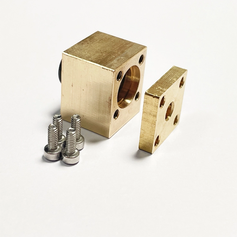 Brass Laser Diode Housing With 700nm-1100nm Glasee Collimation Infrared Lens (TO5 9mm Diode)
