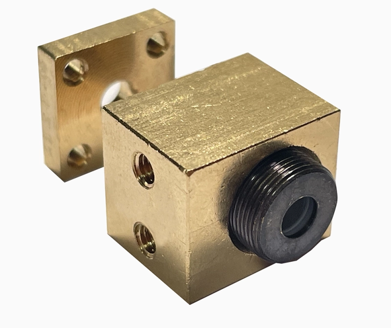 Brass Laser Diode Housing With 400nm-700nm Glasee Collimation Lens (TO18 5.6mm Diode)