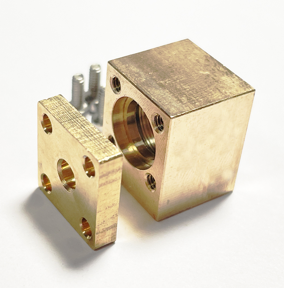 Brass Laser Diode Housing With 400nm-700nm Glasee Collimation Infrared Lens (TO5 9mm Diode)
