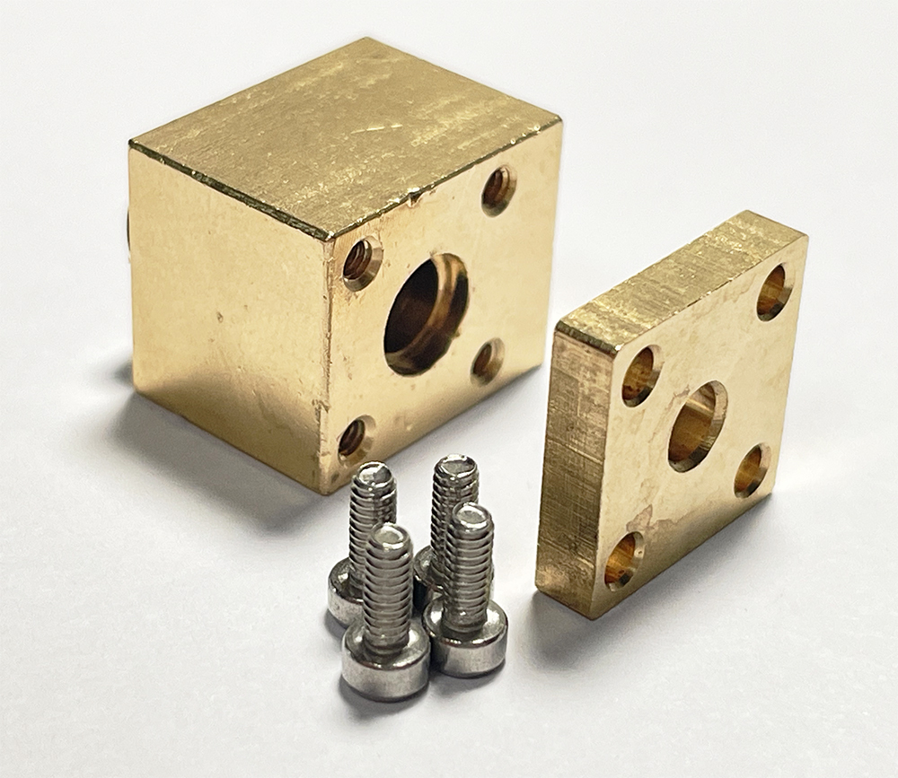 Brass Laser Diode Housing With 400nm-700nm Glasee Collimation Lens (TO18 5.6mm Diode)