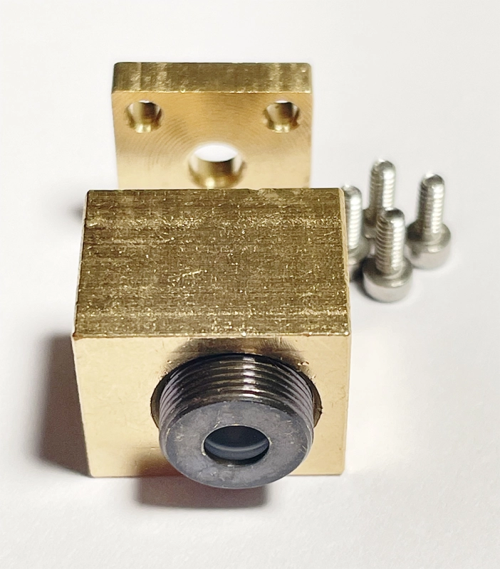 Brass Laser Diode Housing With 700nm-1100nm Glasee Collimation Infrared Lens (TO18 5.6mm Diode)