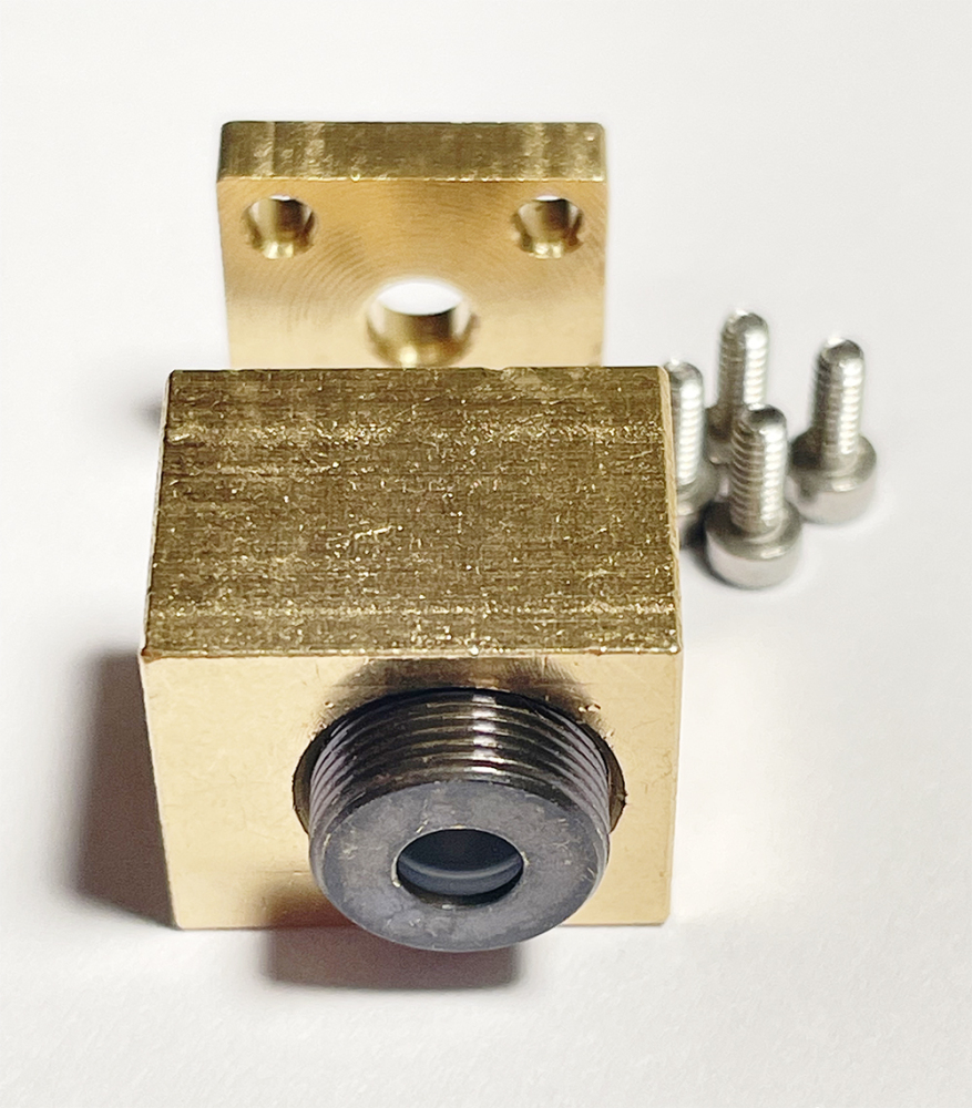 Brass Laser Diode Housing With 700nm-1100nm Glasee Collimation Infrared Lens (TO18 5.6mm Diode)