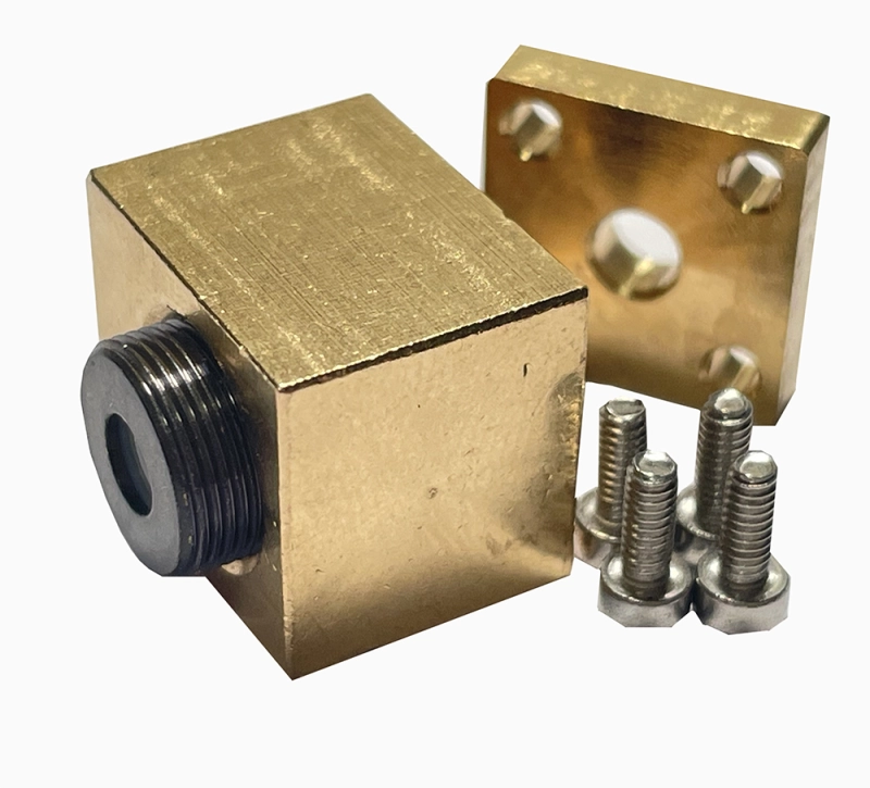 Brass Laser Diode Housing With 700nm-1100nm Glasee Collimation Infrared Lens (TO18 5.6mm Diode)