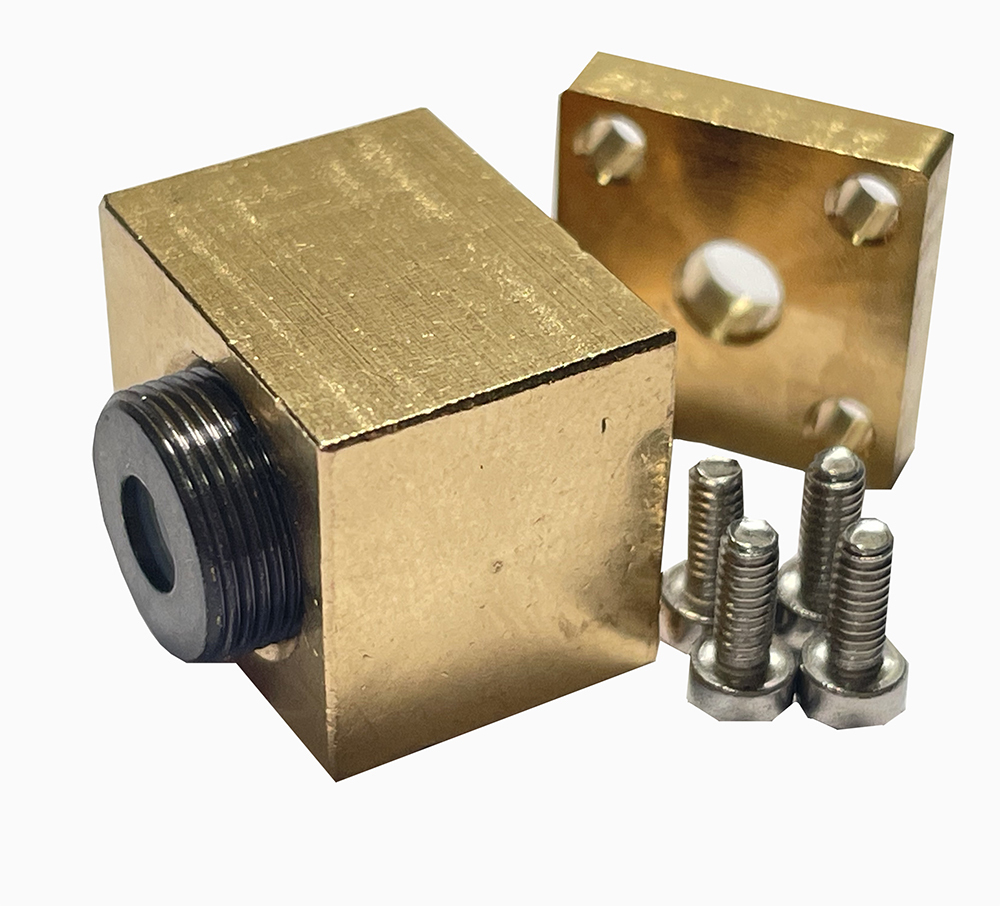 Brass Laser Diode Housing With 400nm-700nm Glasee Collimation Lens (TO18 5.6mm Diode)