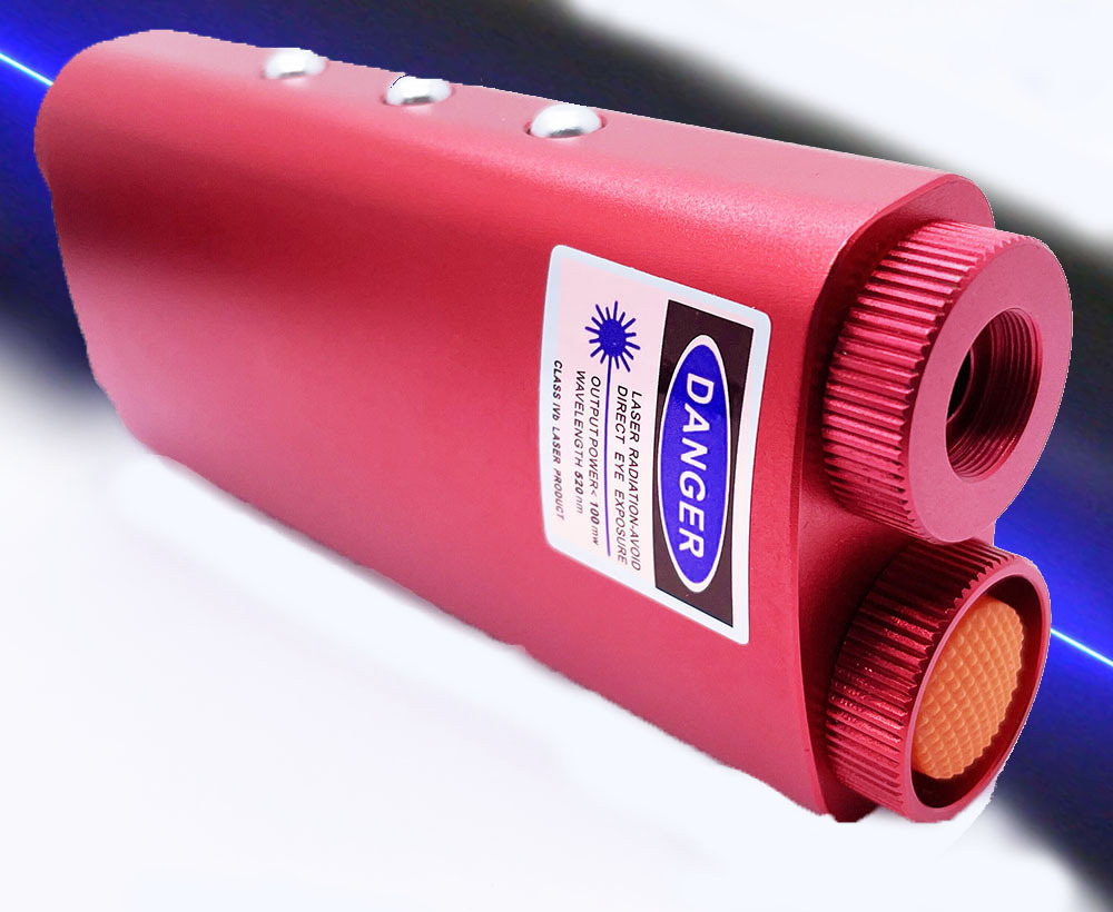 Dual Heads 450nm 2*100mW Blue Laser Sword/Laserman Show/Bright Thick Blue Beam