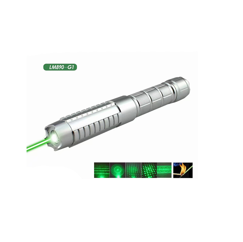 520nm Green Laser Pointer Visible Beam Light Torch Lazer Pen Light With Battery G100