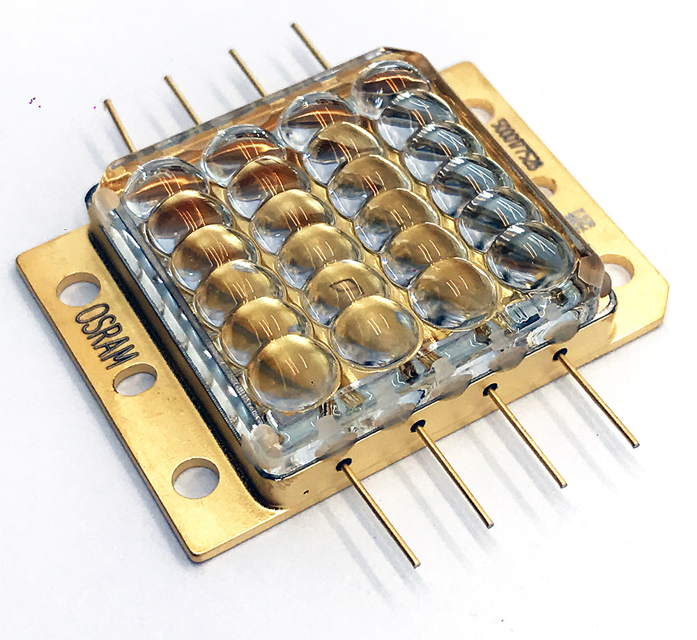 OSRAM 450nm 85W Blue Laser Diode Chip Array (PLPM4L 450B)