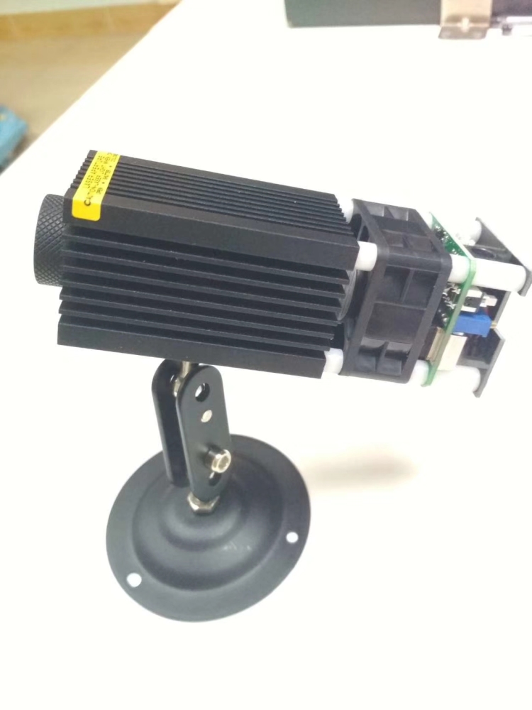 Techhood 100mW 40*40*125mm Yellow Green Colour (561nm) Dot Laser Module/Lab Light Source