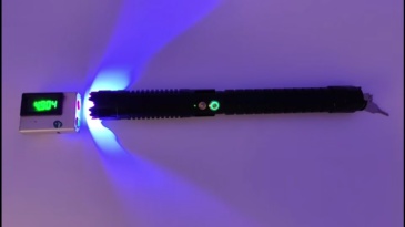 Techhood 405nm Blue Violet Laser Pointer Visible Beam Light Torch Lazer Pen Light BV5000