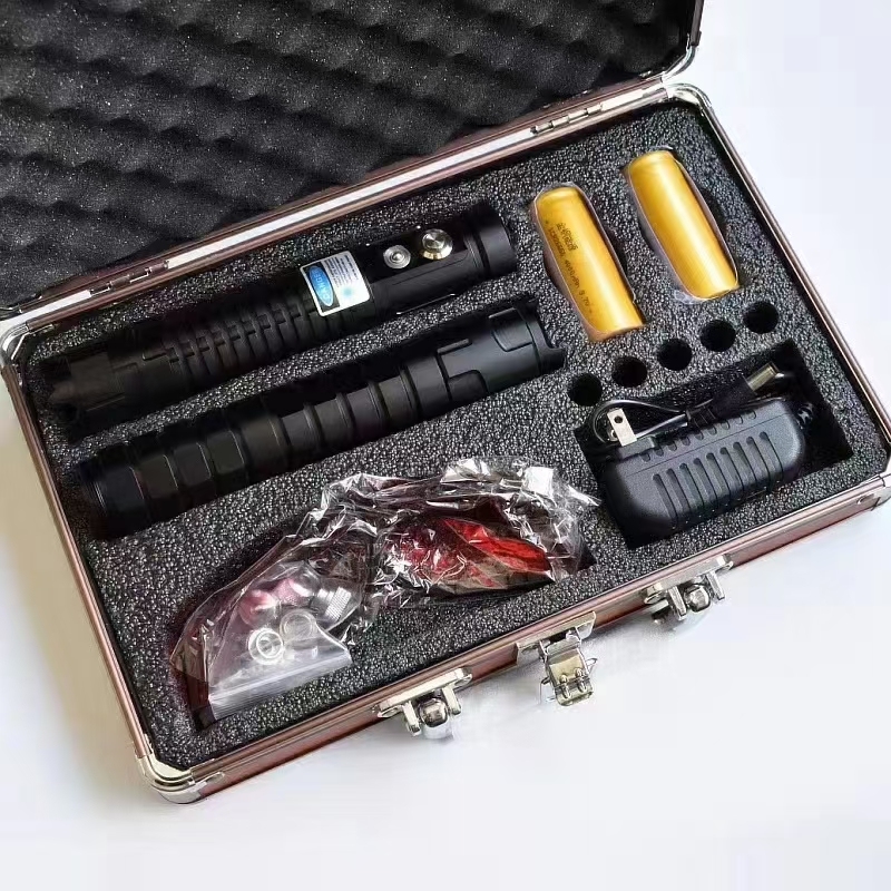 Techhood 470nm Blue Laser Pointer Visible Beam Light Torch Lazer Pen Light B5000
