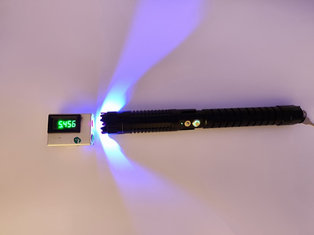 Techhood 405nm Blue Violet Laser Pointer Visible Beam Light Torch Lazer Pen Light BV5000