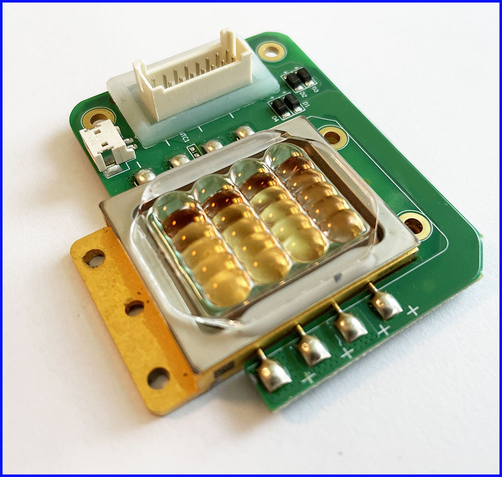 Nichia 455nm 125W Blue Laser Diode Chip Array With PVCB (NUBM37)