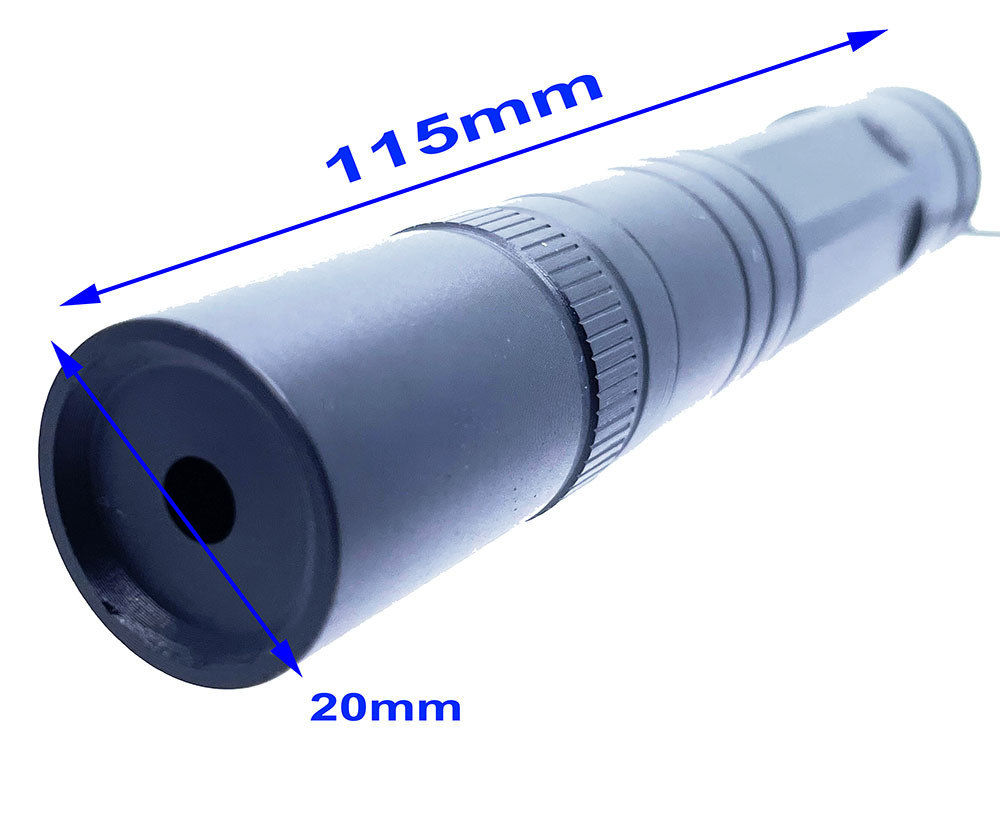 Techhood Cyan-Blue Colour 488nm Word-Line Laser Torch Visible Line Beam B488-60TL