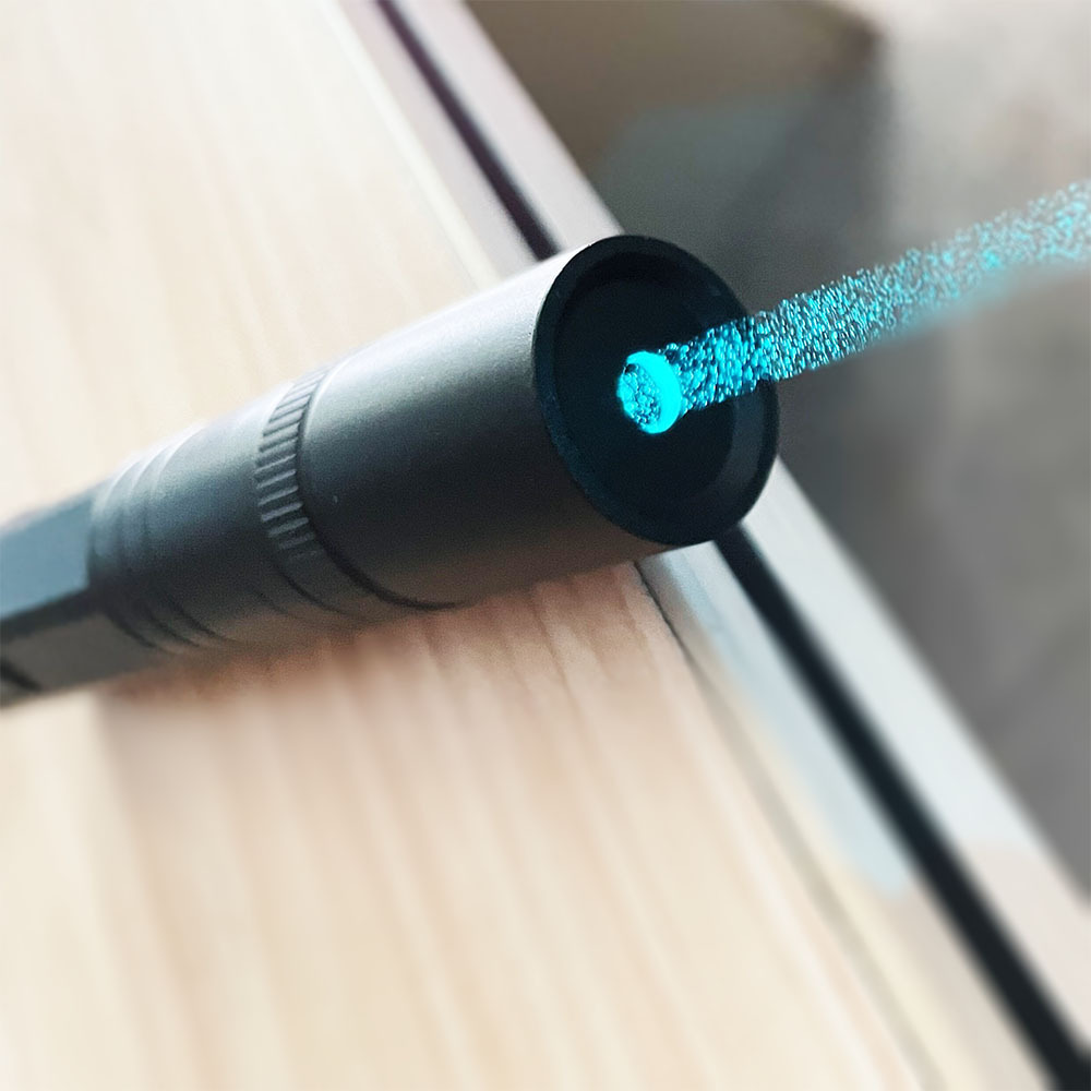 Techhood Cyan-Blue Colour 488nm Dot Laser Torch Visible Beam Light B488-60T