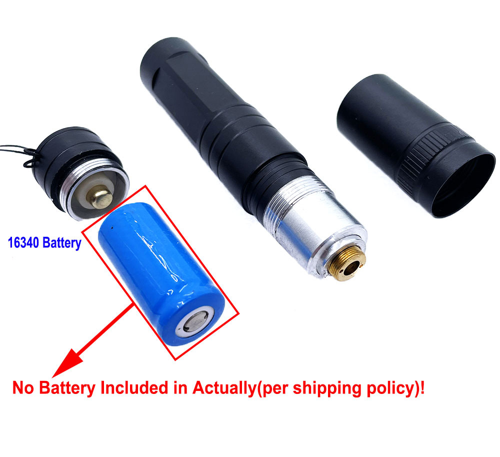 Techhood Cyan-Blue Colour 488nm Dot Laser Torch Visible Beam Light B488-60T