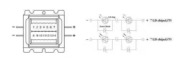 Diodo Laser Nichia NUBM3E 78W 455nm Blu – Per Incisione E Laboratorio