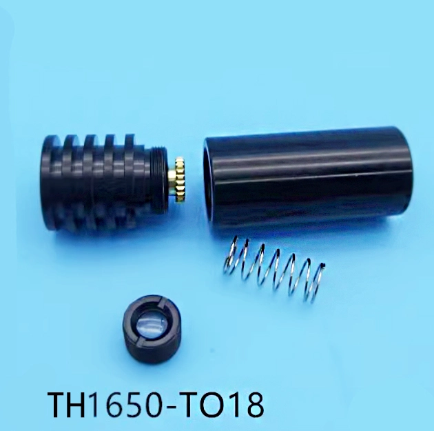 2x 16*50mm 5.6mm Laser Diode Housing Case Shell with Lens and Spring