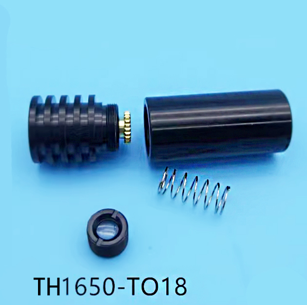2x 16*50mm 5.6mm Laser Diode Housing Case Shell with Lens and Spring