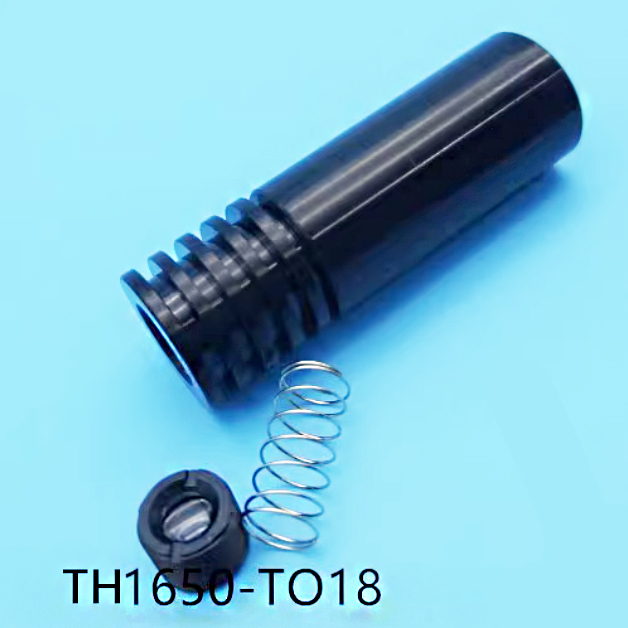 2x 16*50mm 5.6mm Laser Diode Housing Case Shell with Lens and Spring