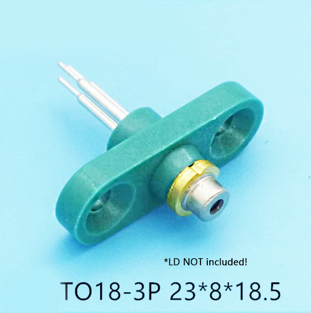 3 pcs TO-18 5.6mm Laser Diode Test Socket 3 Pins