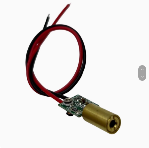 φ6.2mm green laser module, 520nm 1mW green dot laser head, internal focus laser head, 3V-5V