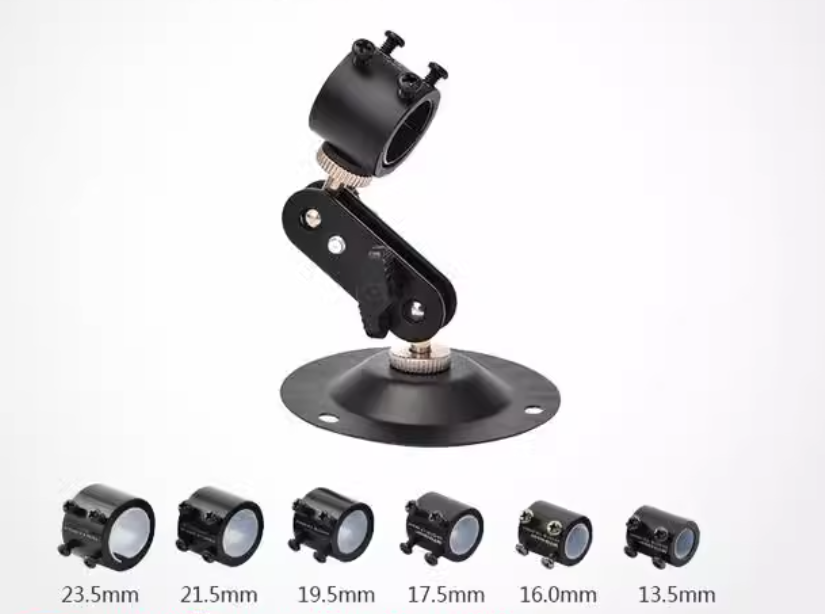 360° adjustable gimbal positioning bracket, laser module fixing bracket, aperture 8/12/16/18/20/22/24mm heat dissipation bracket