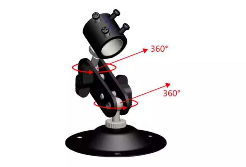 360° adjustable gimbal positioning bracket, laser module fixing bracket, aperture 8/12/16/18/20/22/24mm heat dissipation bracket