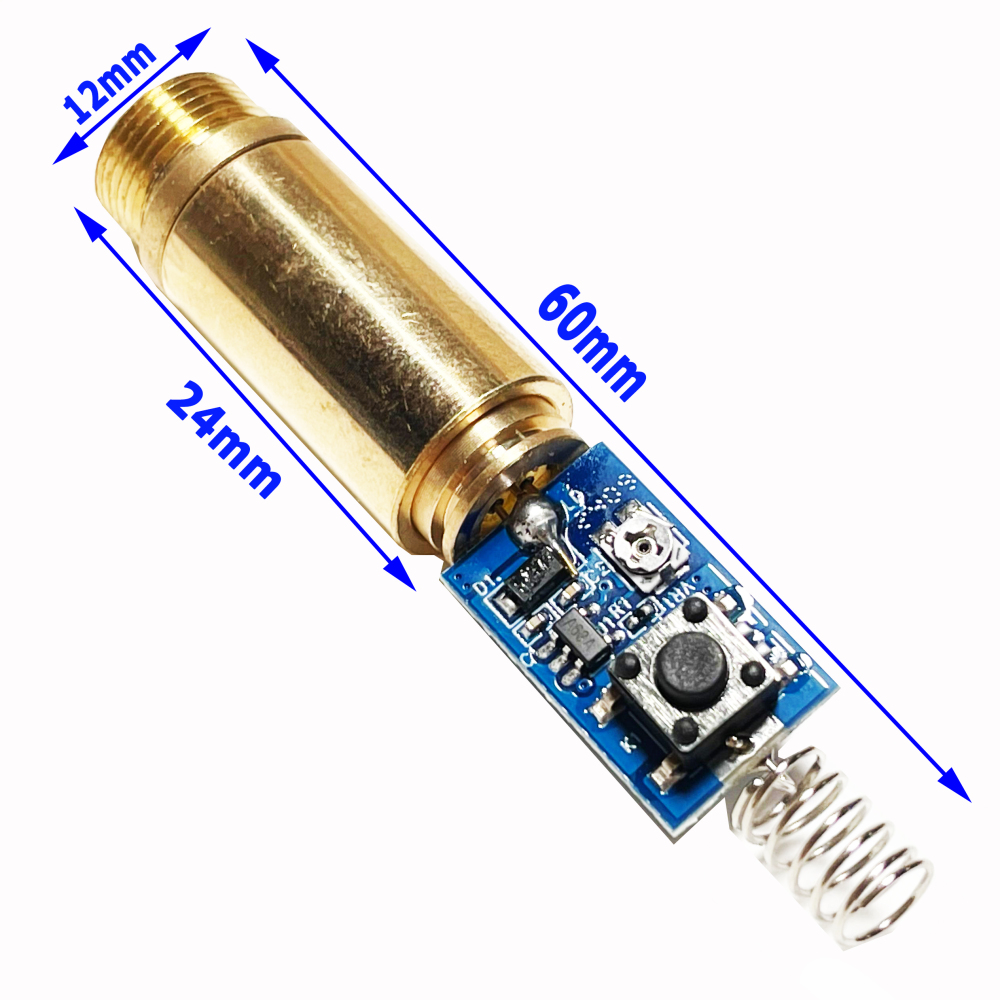 Techhood 12*24 10mW Yellow (573nm) Dot Laser Module/ 3.7V