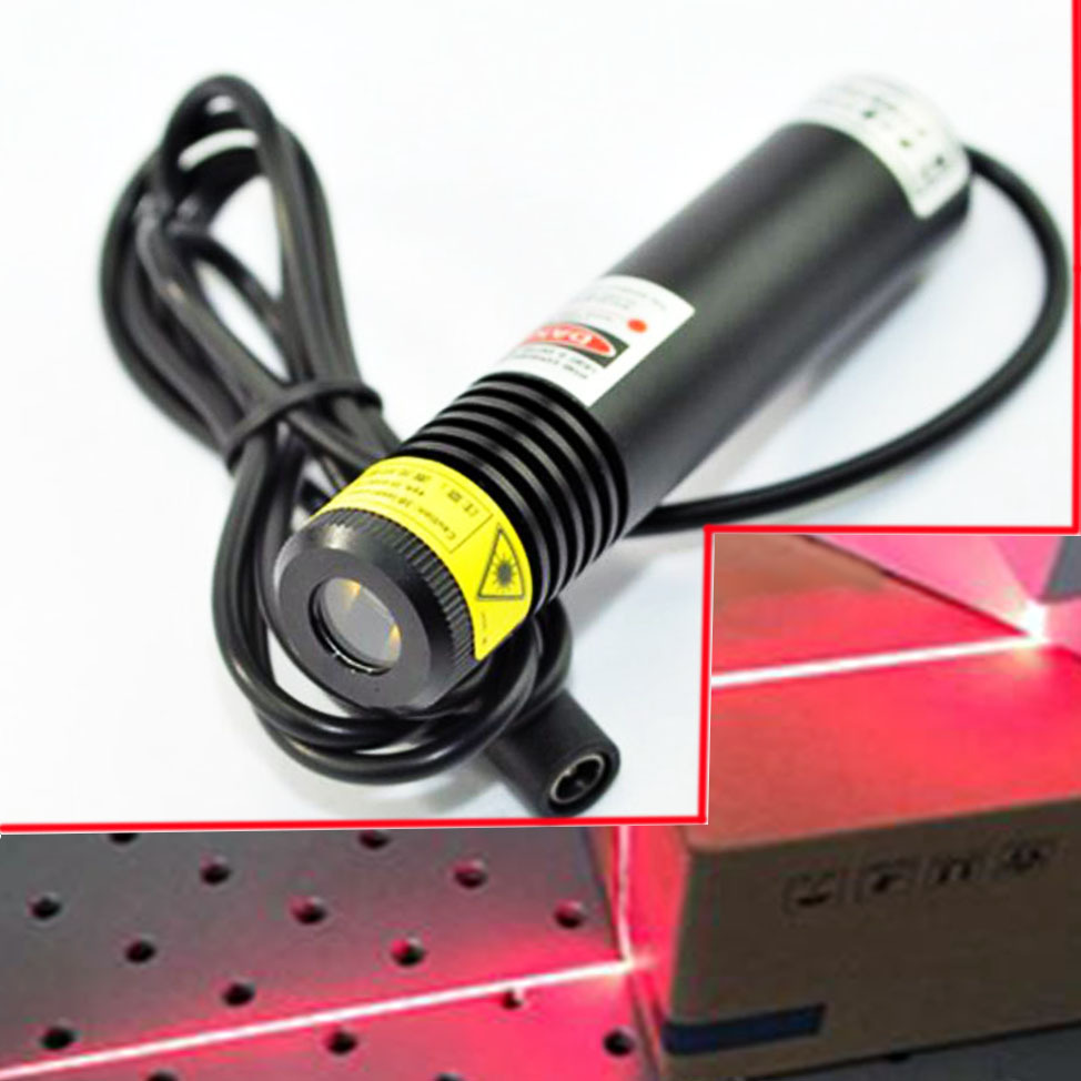 Techhood Red Laser 5V 650nm 200mW Red Laser Line Module for Cut Locating/22*100