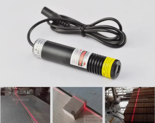 Techhood Red Laser 5V 650nm 200mW Red Laser Line Module for Cut Locating/22*100