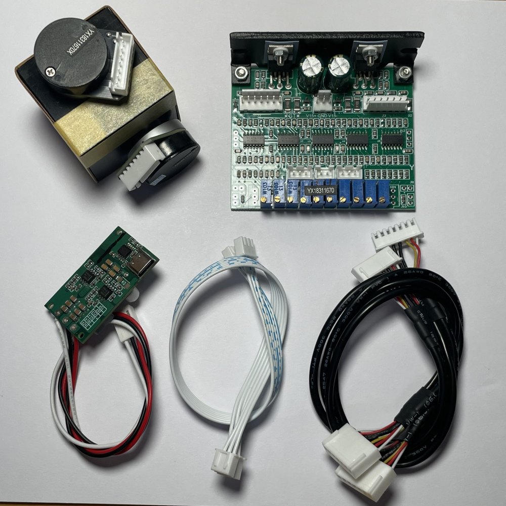 25Kpps Middle Speed Galvo Scanner for Laser Show Lighting/RGB Laser System Scanner/the power supply to USB-C input