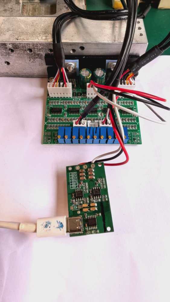 25Kpps Middle Speed Galvo Scanner for Laser Show Lighting/RGB Laser System Scanner/the power supply to USB-C input