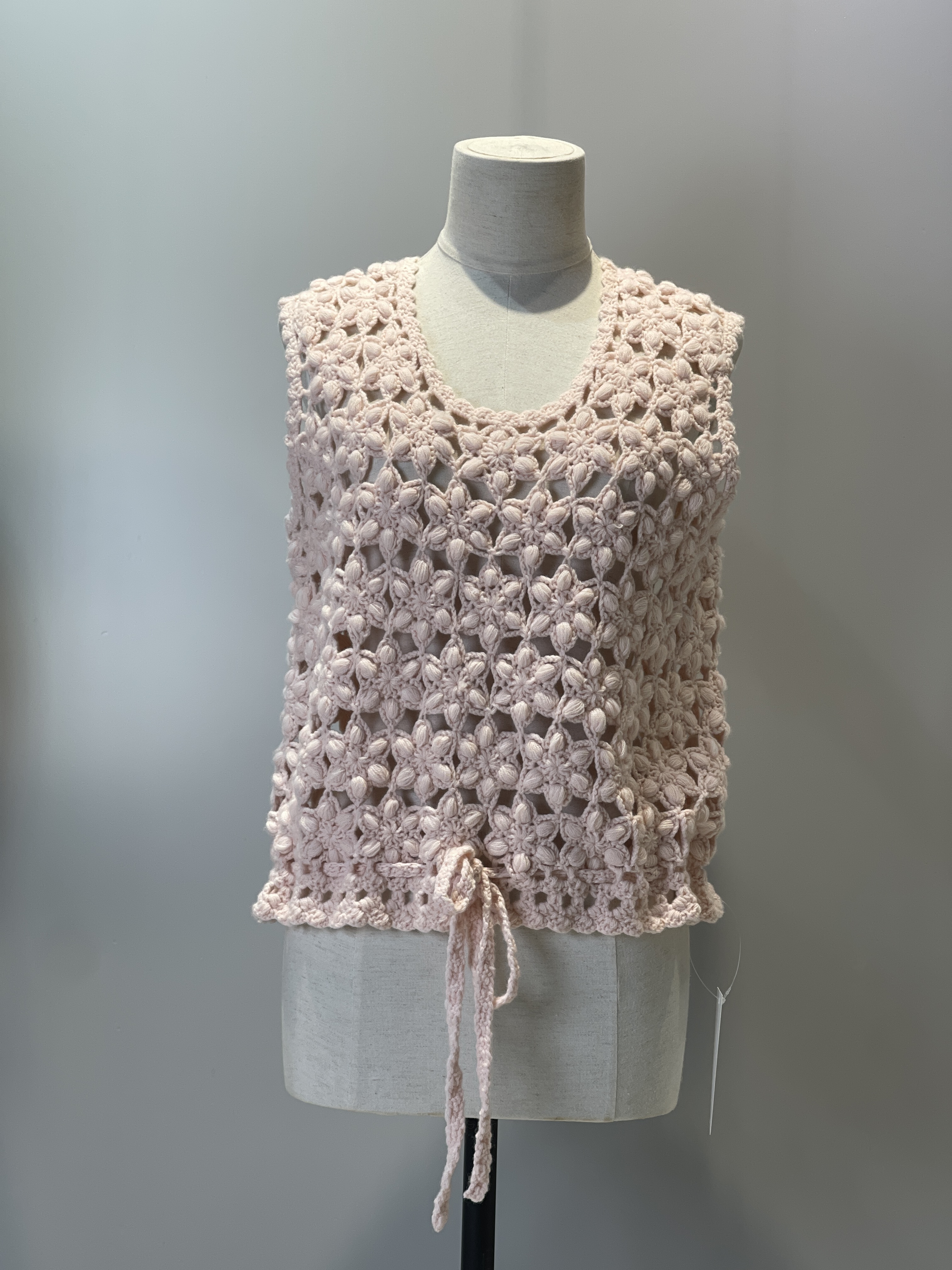 Ladies' hand knitted vest