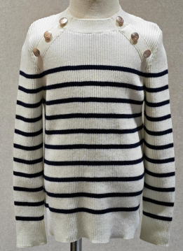CHILDREN'S KNITTED LONG SLEEVE PULLOVER