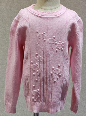 CHILDREN'S KNITTED BUBBLE BALL SWEATER