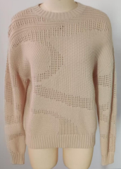 WOMEN'S KNITTED LONG SLEEVE PULLOVER